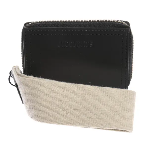 Etui in Schwarz, Leder, Jacquemus