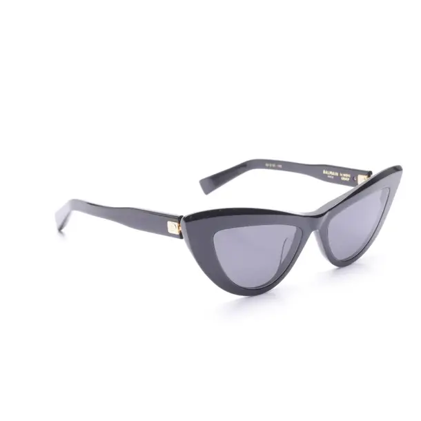 Sonnenbrille in Schwarz, Kunststoff, Balmain