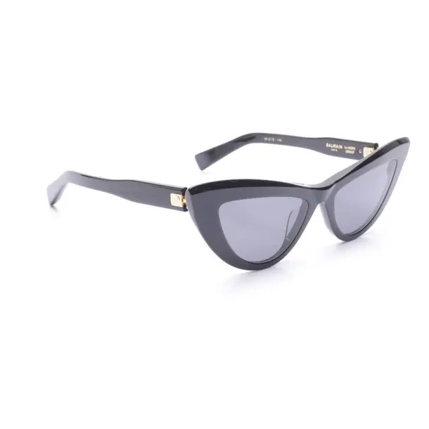 Sonnenbrille in Schwarz, Kunststoff, Balmain