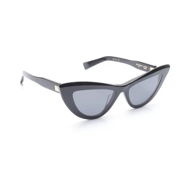 Sonnenbrille in Schwarz, Kunststoff, Balmain
