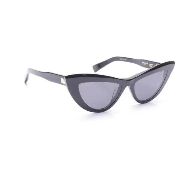 Sonnenbrille in Schwarz, Kunststoff, Balmain