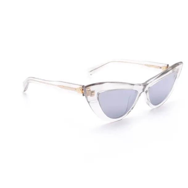 Sonnenbrille in Grau, Kunststoff, Balmain