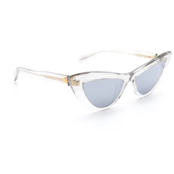 Sonnenbrille in Grau, Kunststoff, Balmain