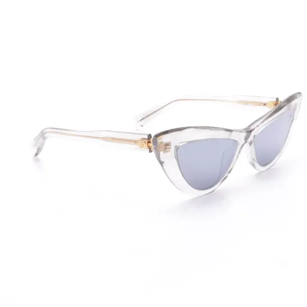 Sonnenbrille in Grau, Kunststoff, Balmain