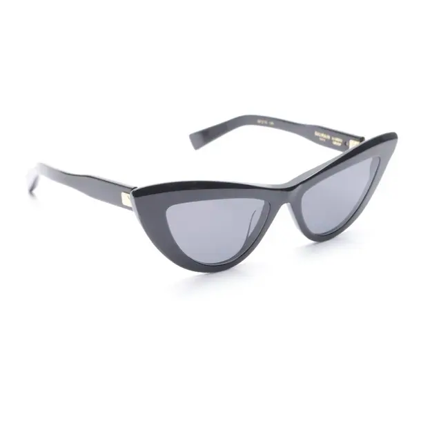 Sonnenbrille in Schwarz, Kunststoff, Balmain