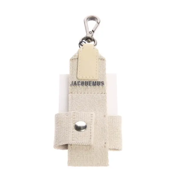 Airpod Case in Weiß, Baumwolle, Jacquemus