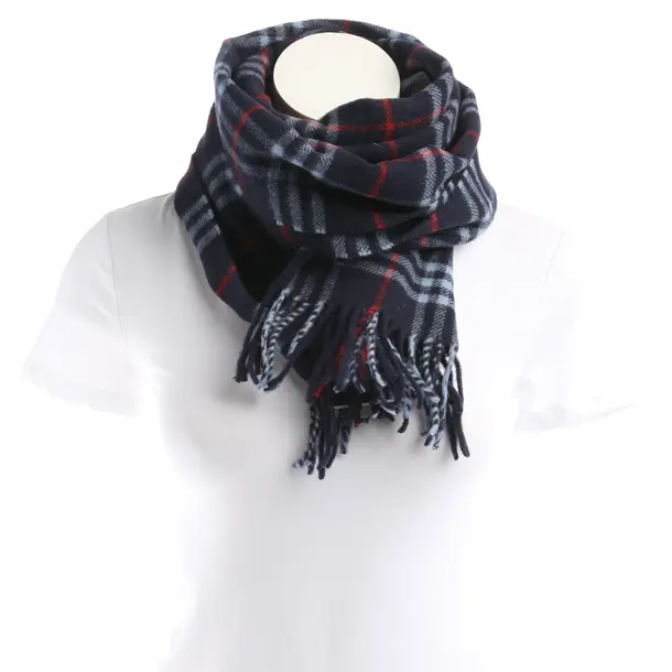 Scarf in Blue, Wool, Burberry London