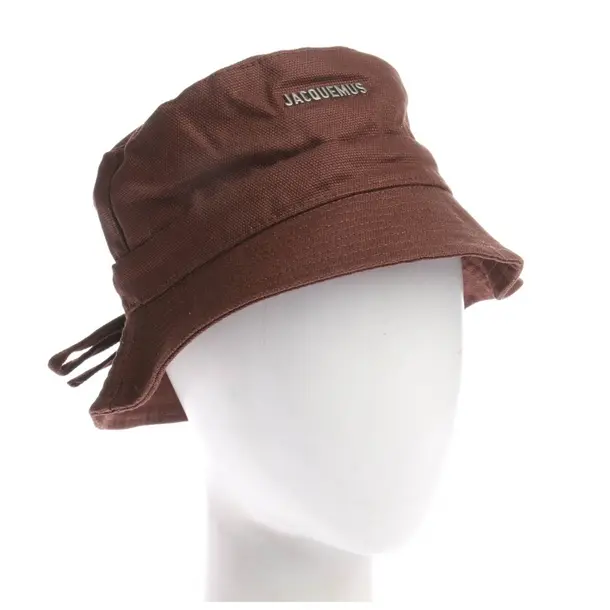 Hat, in Brown, Cotton, Jacquemus