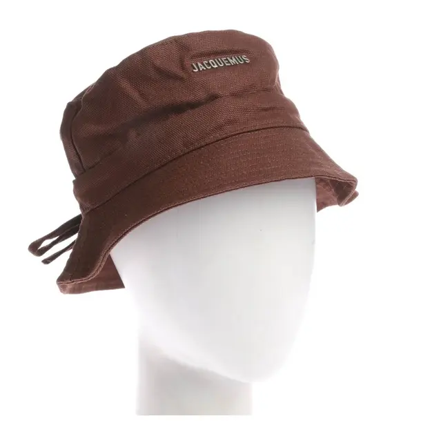 Hat, in Brown, Cotton, Jacquemus