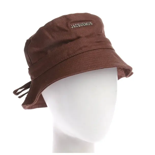 Hat, in Brown, Cotton, Jacquemus