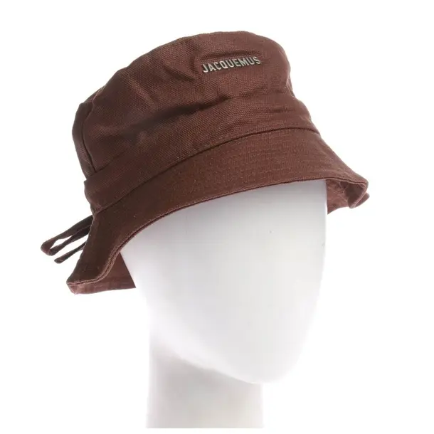 Hat, in Brown, Cotton, Jacquemus