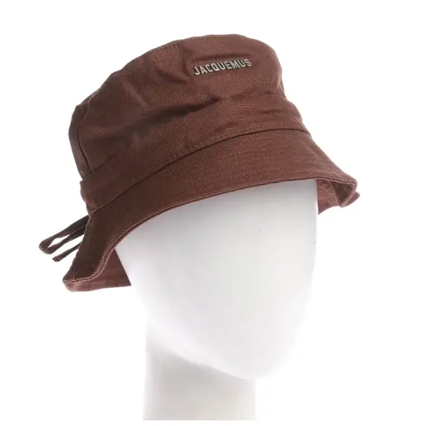 Hat, in Brown, Cotton, Jacquemus