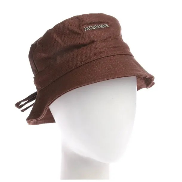 Hat, in Brown, Cotton, Jacquemus