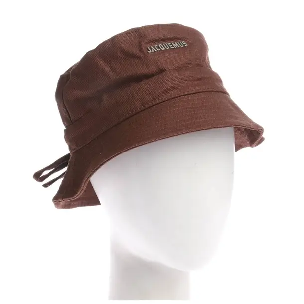 Hat, in Brown, Cotton, Jacquemus