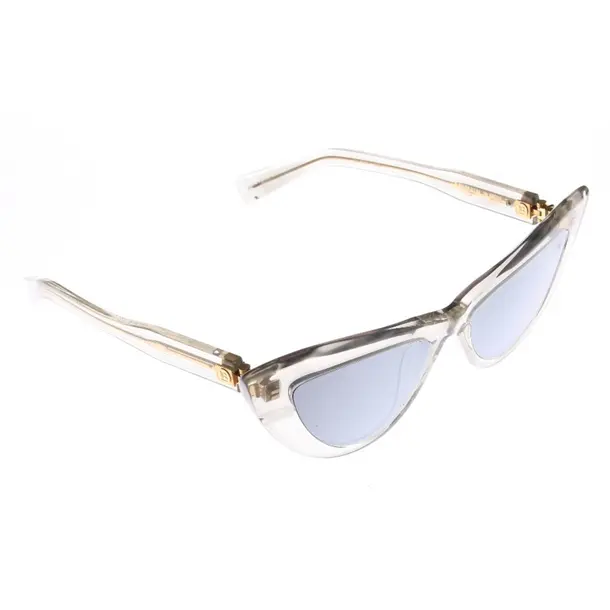 Sonnenbrille in Grau, Kunststoff, Balmain