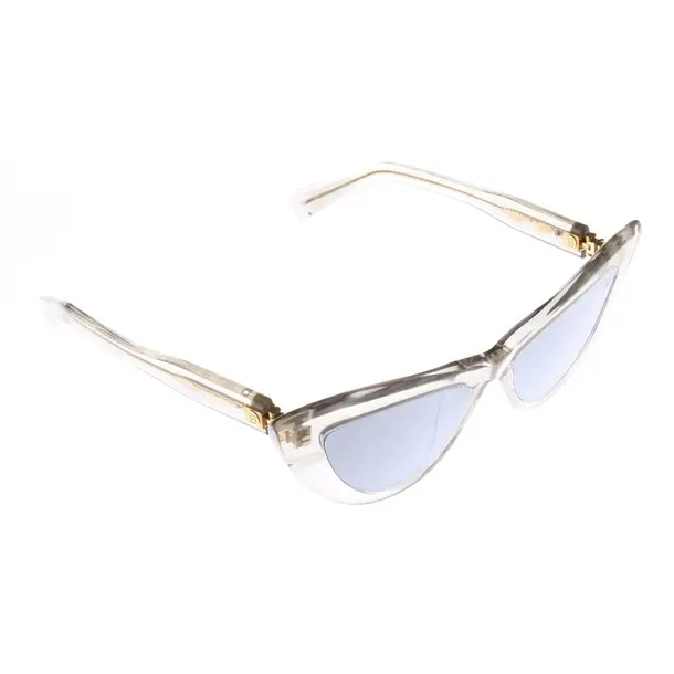 Sonnenbrille in Grau, Kunststoff, Balmain