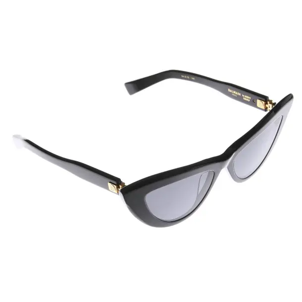 Sonnenbrille in Schwarz, Kunststoff, Balmain