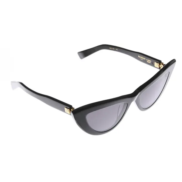 Sonnenbrille in Schwarz, Kunststoff, Balmain