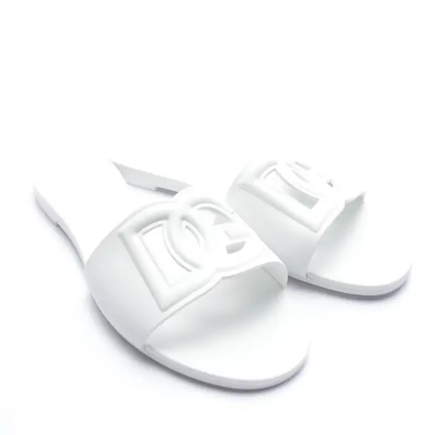 Sandalen, in Weiß, Dolce & Gabbana