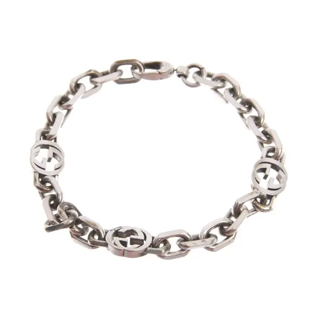 Armband in Metallic, 925er Sterling Silber, Gucci