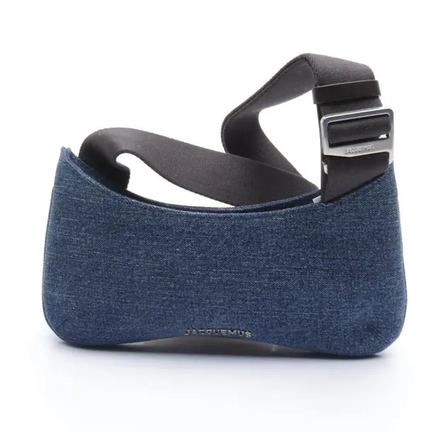 Shoulder Bag, in Blue, Cotton, Jacquemus
