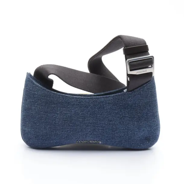Shoulder Bag, in Blue, Cotton, Jacquemus