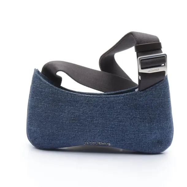 Shoulder Bag, in Blue, Cotton, Jacquemus