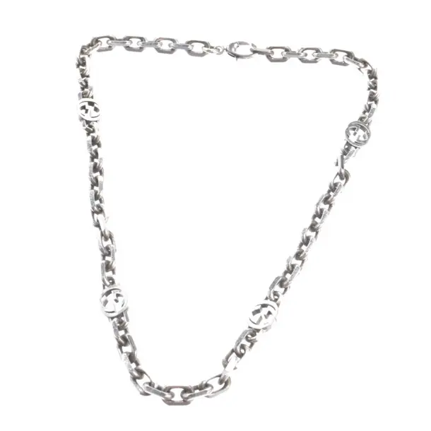 Necklace in Metallic, 925 Sterling Silver, Gucci
