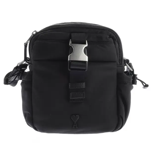 Borsa a cinture a tracolla, in Nero, Poliammide, Ami Paris