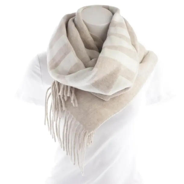 Scarf in White, Wool, Jacquemus