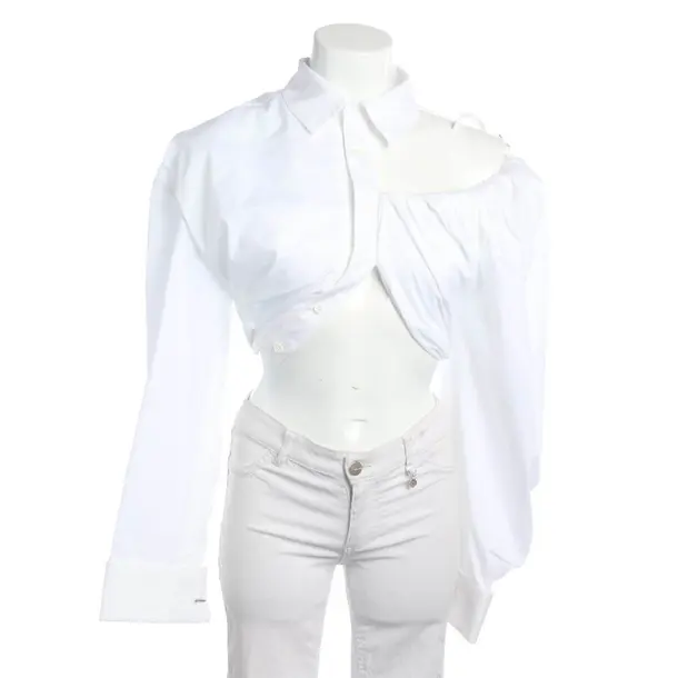 Bluse in Weiß, Baumwolle, Jacquemus