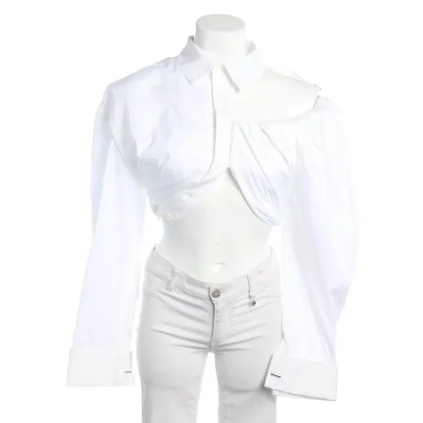 Bluse in Weiß, Baumwolle, Jacquemus