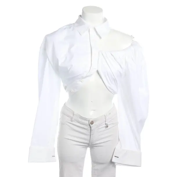 Blouse in White, Cotton, Jacquemus
