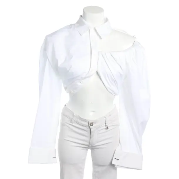 Blouse in White, Cotton, Jacquemus