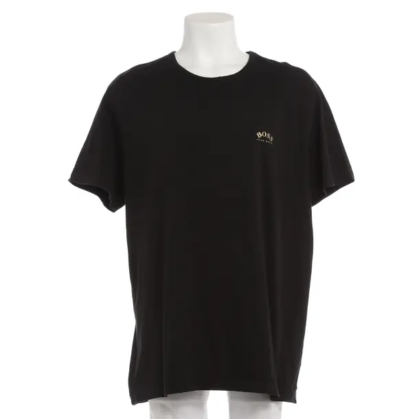 T-Shirt in Black, Cotton, Hugo Boss Black Label