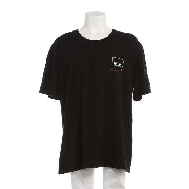 T-Shirt in Black, Cotton, Hugo Boss Black Label