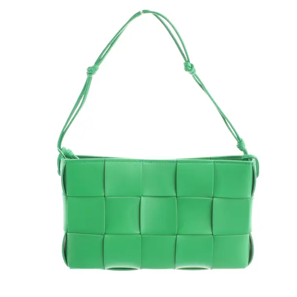 Schultertasche, in Grün, Leder, Bottega Veneta