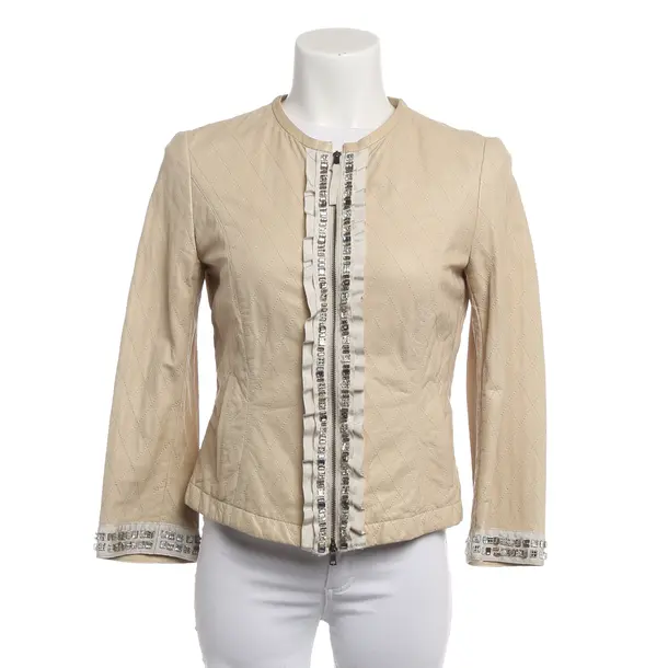 Lederjacke, in Beige, Leder, Marc Cain