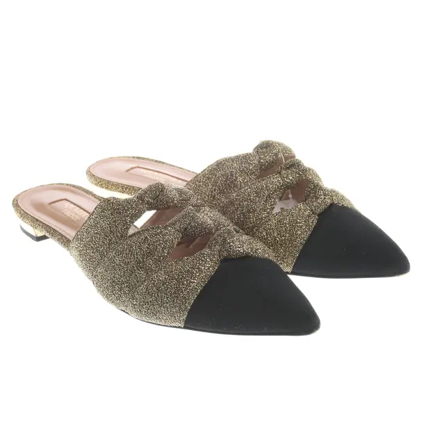 Mules in Metallic, , Aquazzura