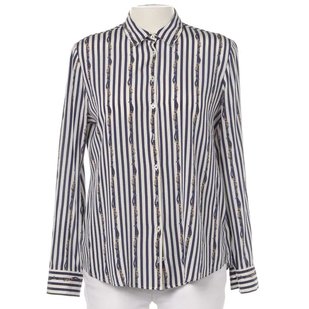 Blouse in Blue, Silk, Van Laack
