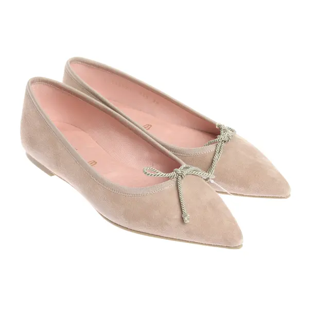 Ballet Flats in White, , Pretty Ballerinas