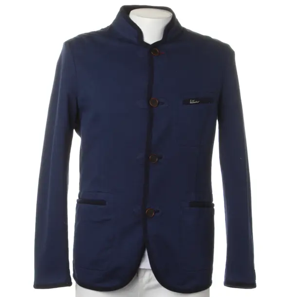 Blazer in Blue, Cotton, Luis Trenker