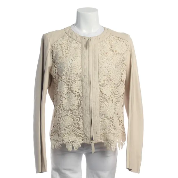 Summer Jacket in White, Leather, Riani