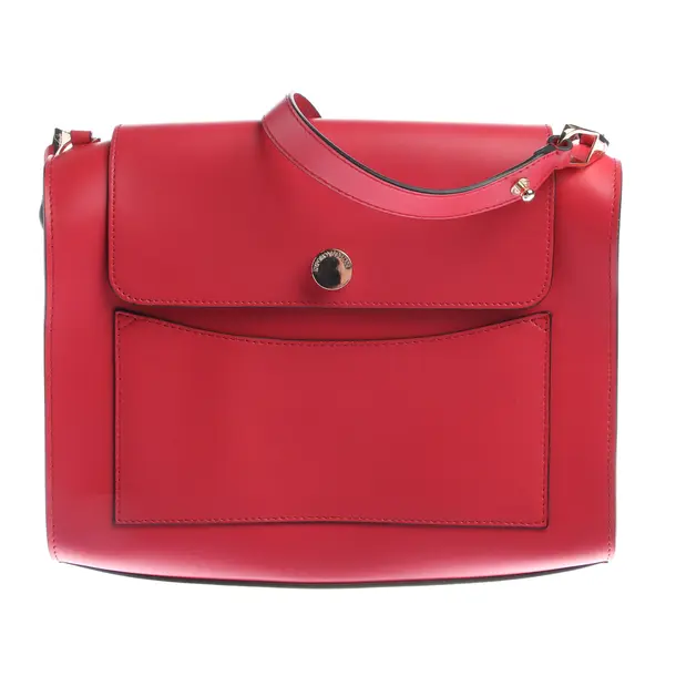 Shoulder Bag in Red, Leather, Emporio Armani