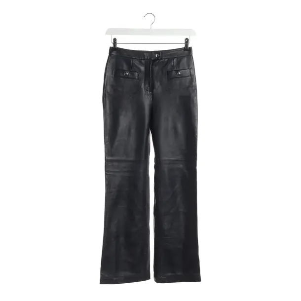 Hose in Blau, Leder, Coach
