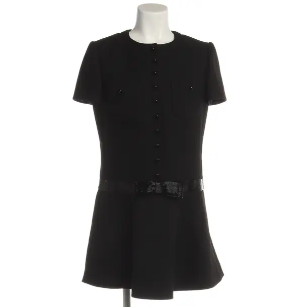 Kleid in Schwarz, Wolle, Céline