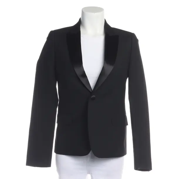 Blazer in Schwarz, Wolle, Céline