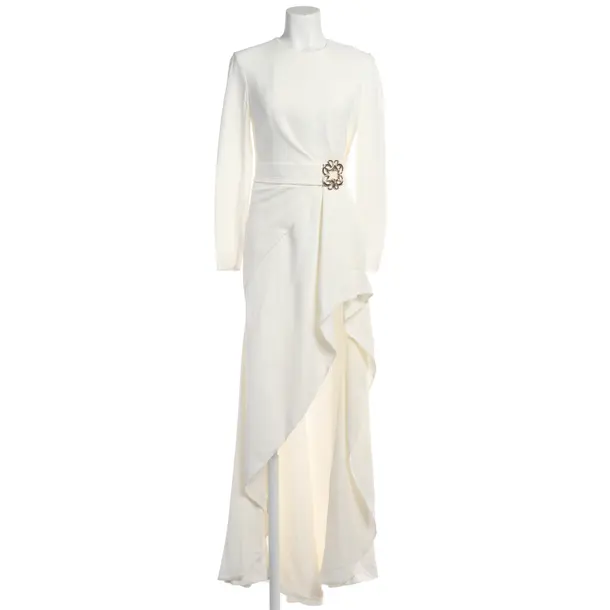 Cocktailkleid in Weiß, Seide, Elie Saab
