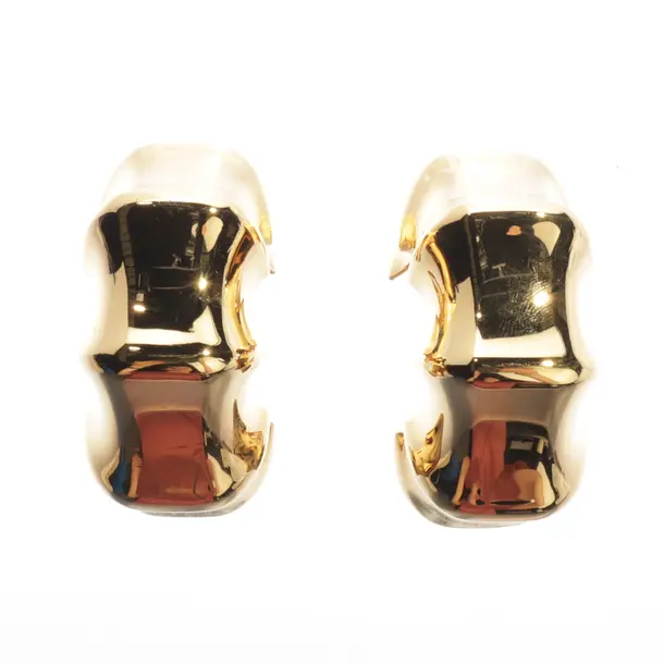 Ohrringe in Metallic, Metall (metallisch, metallisiert), Khaite
