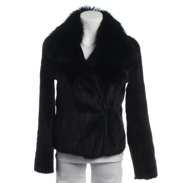 LeatherJacket in Black, Fur, Gucci